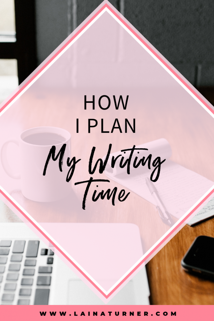 How I Plan My Writing Time