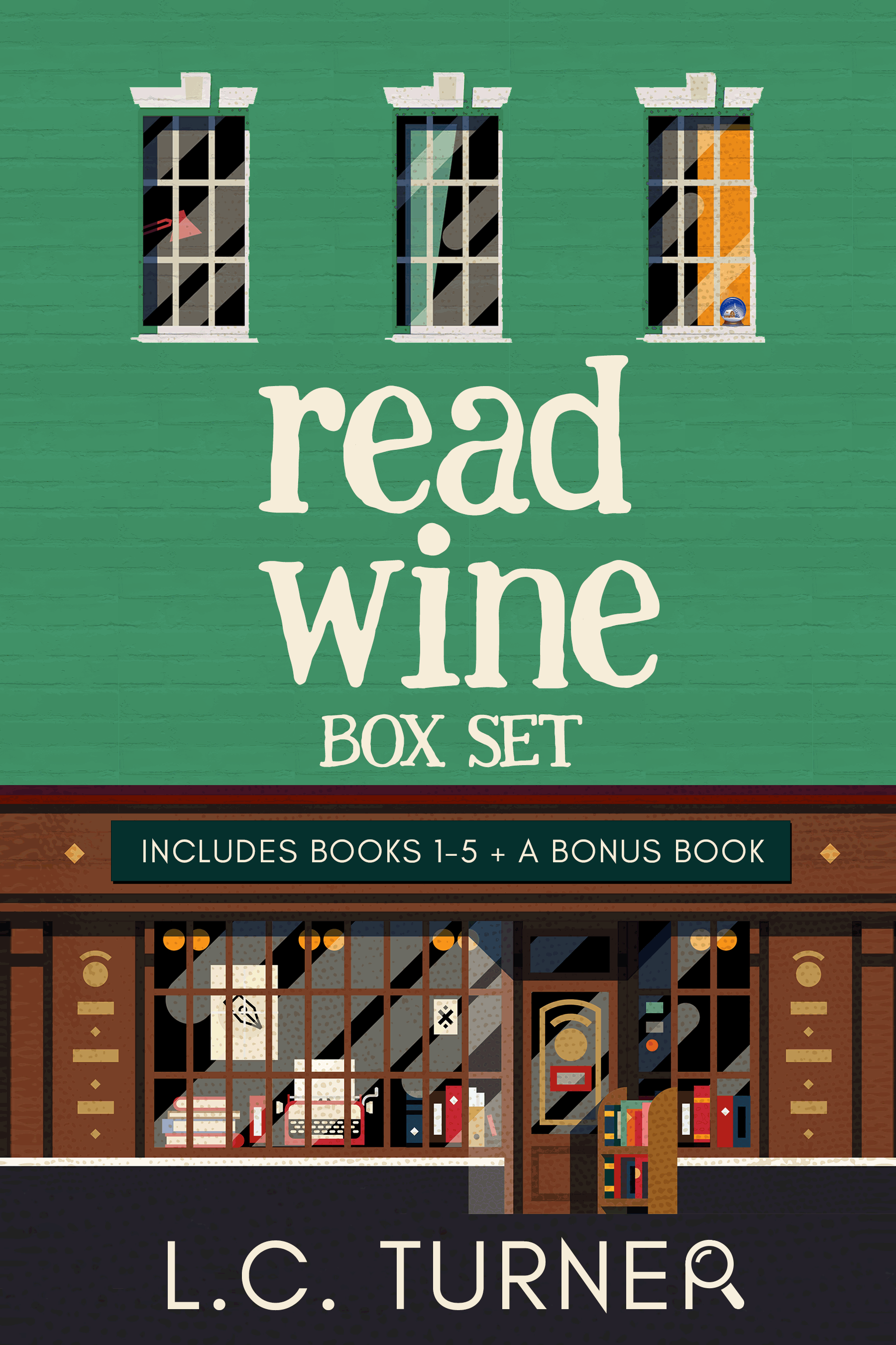 A Read Wine Bookstore Cozy Mystery Boxed Set Books 1-5 PLUS a Bonus Book