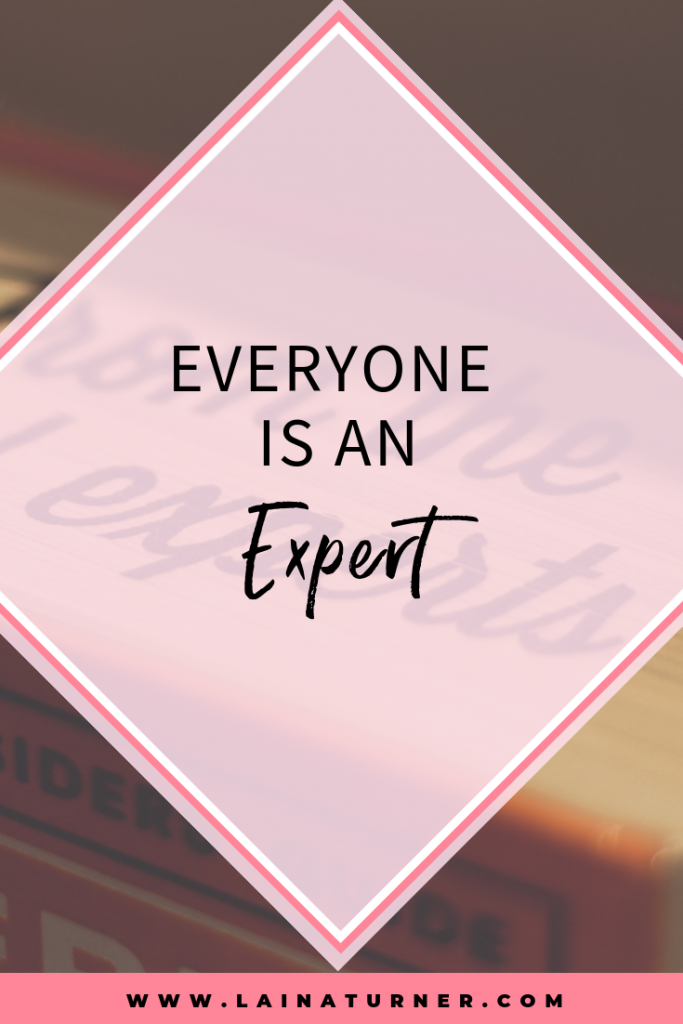 be an expert