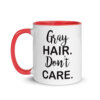 mockup 5b991251 Gray Hair, Don't Care Coffee Mugs
