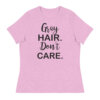 mockup 7e883eed Gray Hair, Don't Care Women's Relaxed T-Shirt