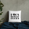 all over print basic pillow 18x18 front lifestyle 8 604e7cba6c93e Dogs Before Dudes Basic Pillow