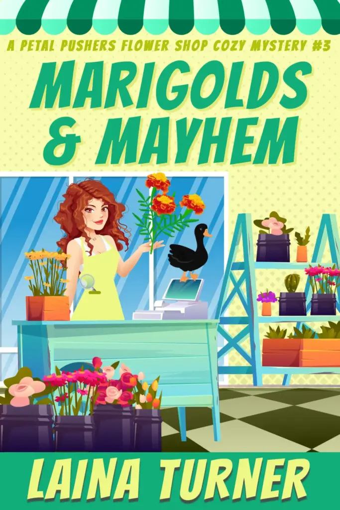 Magnolias and Mayhem - A Petal Pushers Flower Shop Cozy Mystery Book 3