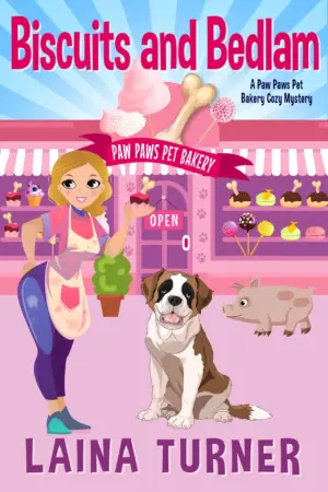 Biscuits and Bedlam cozy mystery Michigan book cover