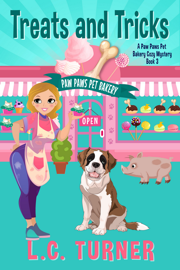 Treats and Tricks - a Paw Paws Pet Bakery Cozy Mystery Book 3