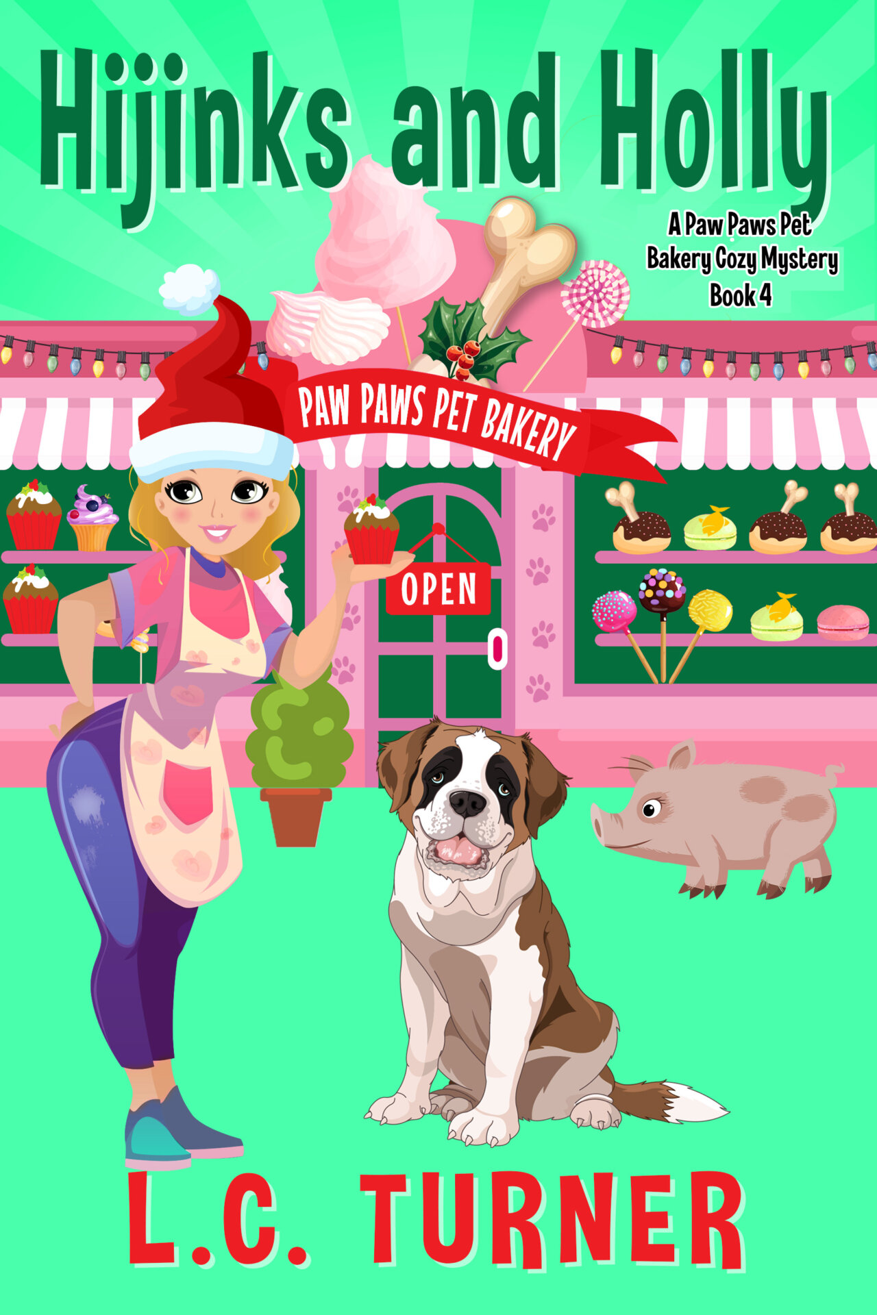 Hijinks and Holly A Paw Paws Pet Bakery Cozy Mystery - Book 4