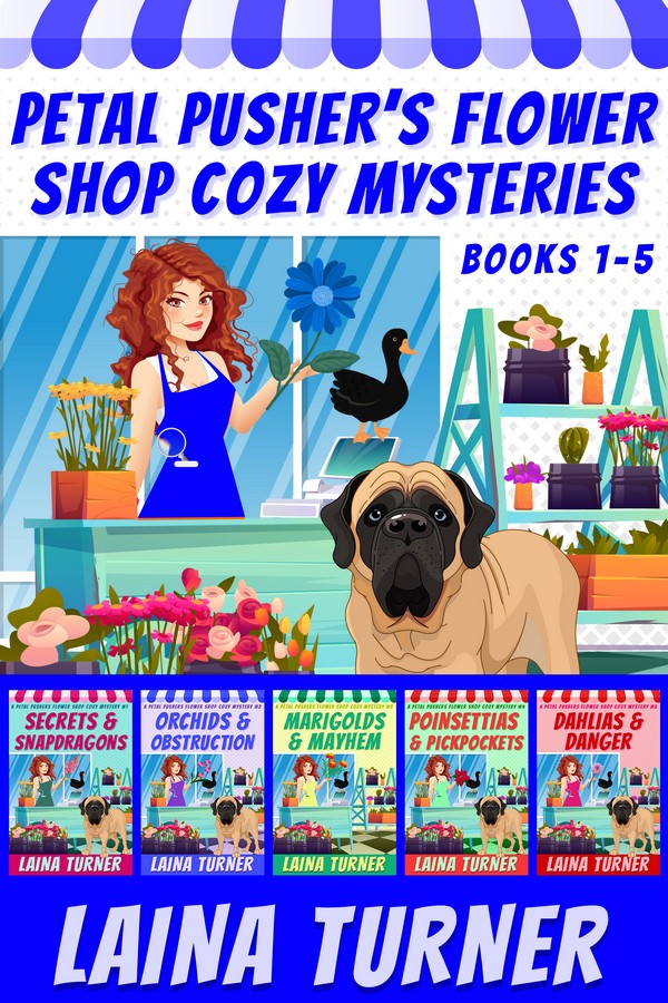 A Petal Pushers Flower Shop Cozy Mystery Collection Box Set Books 1-5