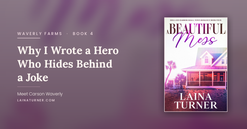 Why I Wrote a Hero Who Hides Behind a Joke